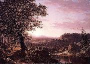 Frederic Edwin Church July Sunset, Berkshire County, Massachusetts oil painting